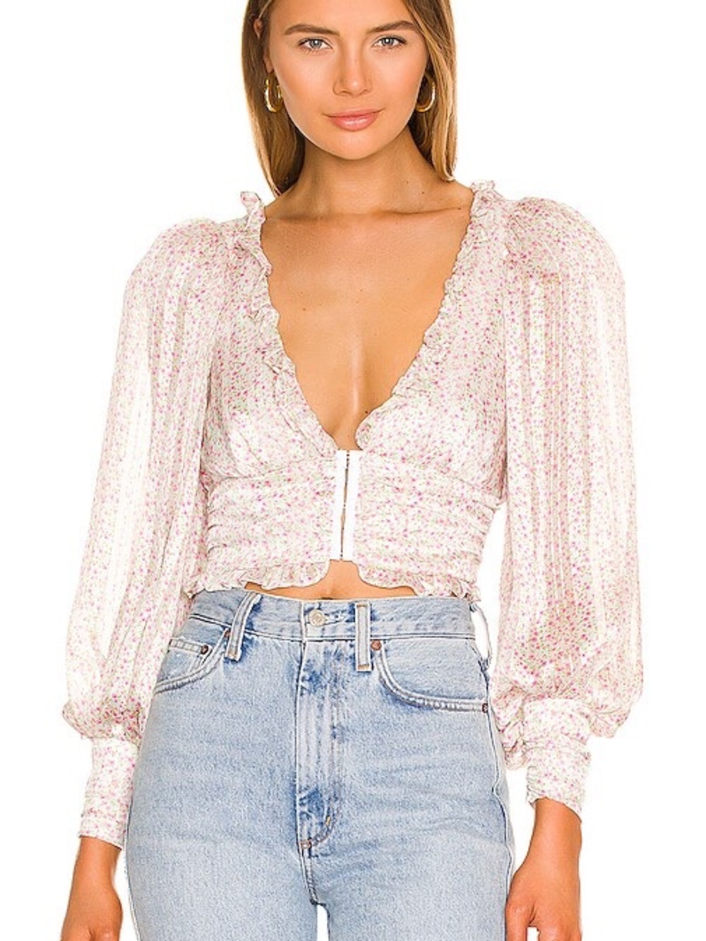 For Love & Lemons Natalie Crop Top